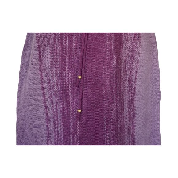 Y2K Derek Heart Vintage Purple Sweater Dress Juniors Size XL Crocheted Boho Heat - Picture 11 of 14